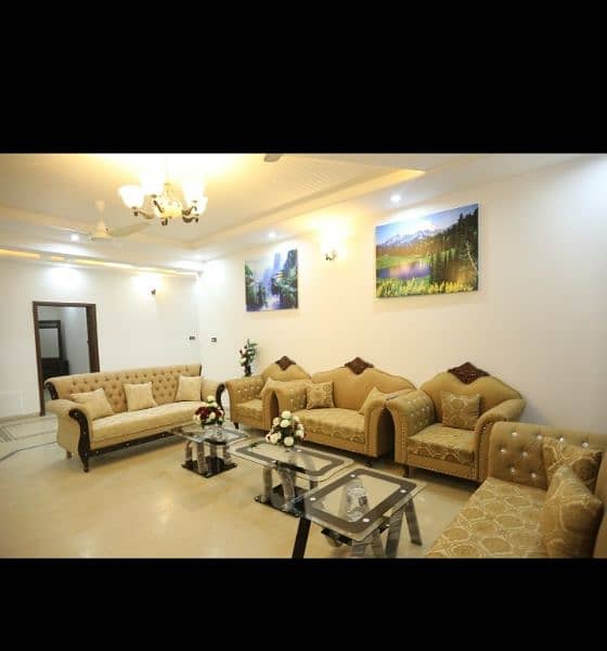 fully furnished upper portion for rent in bahria Town rawalpindi 7