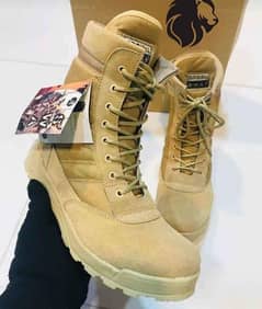 Men's Long Army Boots