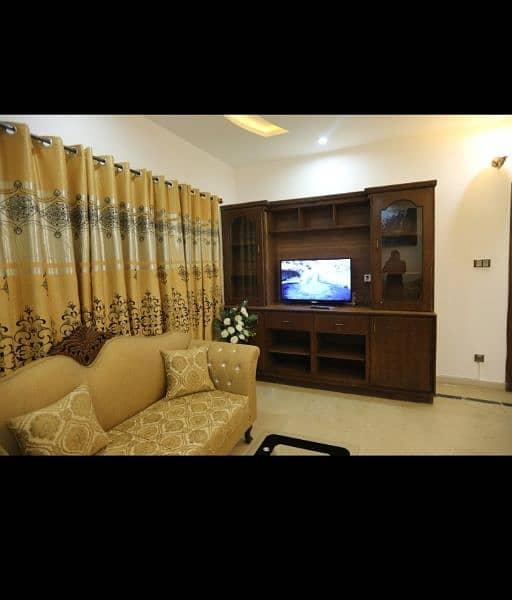 fully furnished ground portion for rent in bahria Town rawalpindi 6
