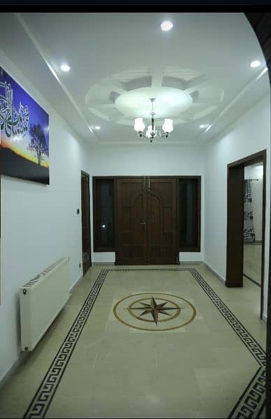 fully furnished ground portion for rent in bahria Town rawalpindi 7