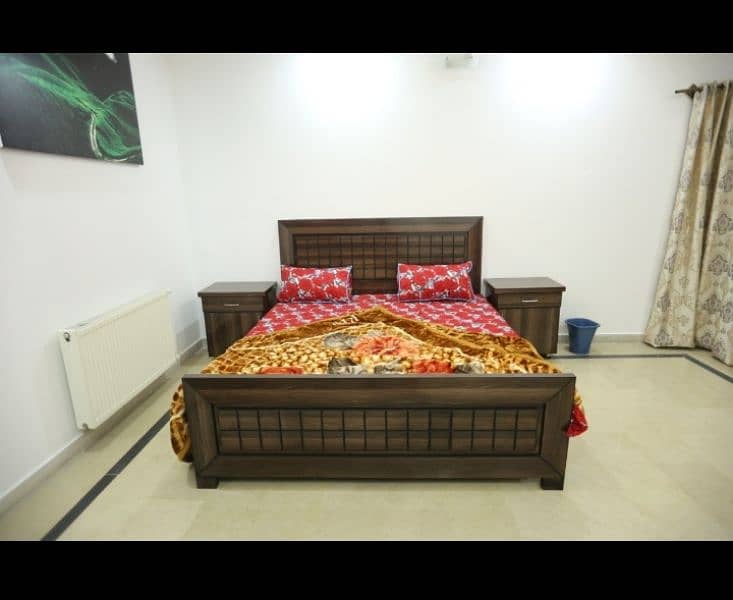 fully furnished ground portion for rent in bahria Town rawalpindi 8