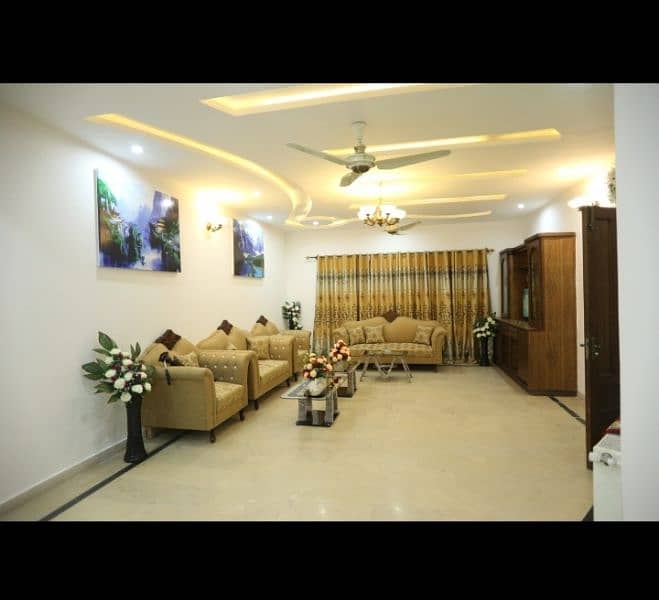 fully furnished ground portion for rent in bahria Town rawalpindi 9