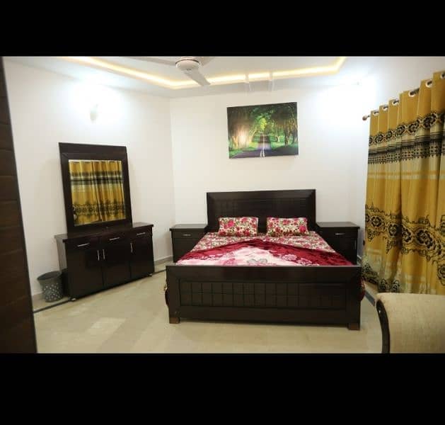 fully furnished ground portion for rent in bahria Town rawalpindi 12