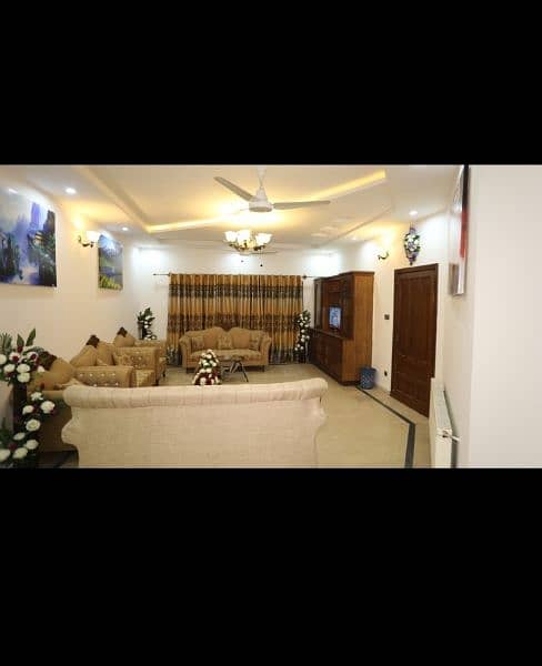 fully furnished ground portion for rent in bahria Town rawalpindi 17