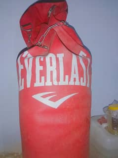 punching bage original ledhar with gloves cundition10 by10*03138905500