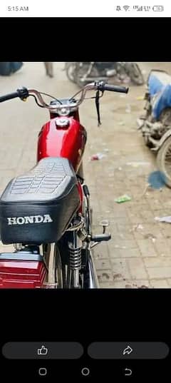 Assalamu Alaikum urgent sale for Honda CG 197 model Karachi number 0
