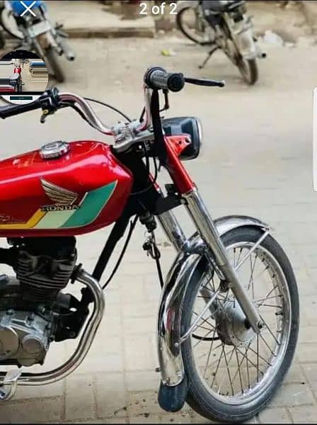 Assalamu Alaikum urgent sale for Honda CG 197 model Karachi number 1