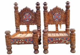 wooden/chairs/swati chairs/hande carving . .