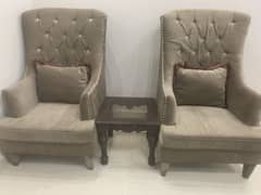 Coffee Chairs and Table for Sale