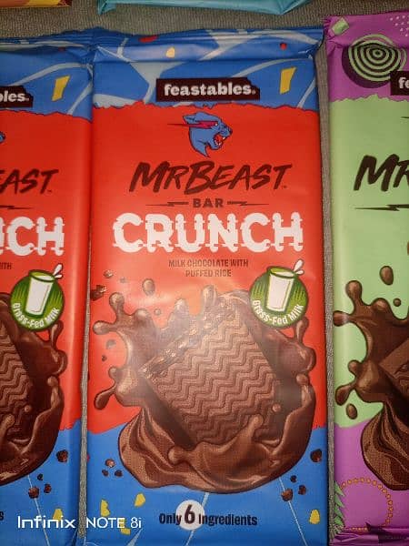 original Mr beast chocolate bar 2500 each 4