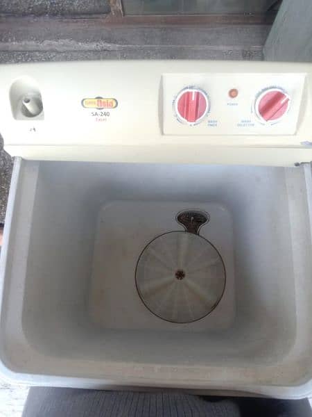 Super Asia washing machine looking good New moter moter coper 3