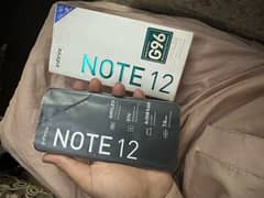 infinix note 12 8GB Complete box