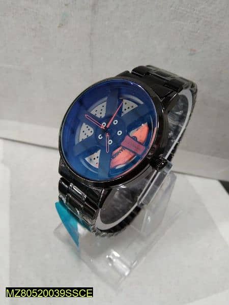 steel car tyre watch for boys and mens 3