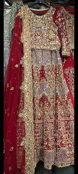 Bridal Dress/ walima Lehenga/ Lehenga for sale/ wedding dress 1