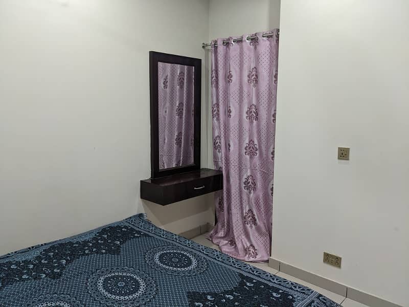 Single bed furnished flat available for rent Citi Housing Gujranwala 6
