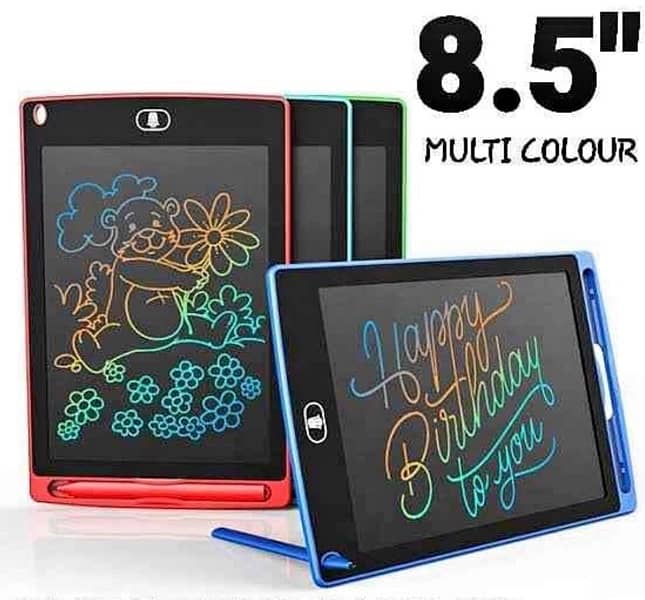 writing tablet 8.5” for children/LCD screen/no paper no chalk 3