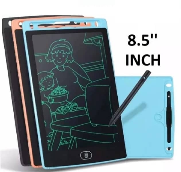 writing tablet 8.5” for children/LCD screen/no paper no chalk 4