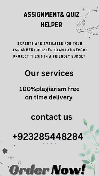 Assignment helping services 1