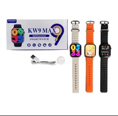 KW9 max multifunctional smart watch 2.12 full hd amoled display