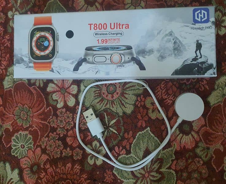 T800 ultra wireless charging  smart watch 2