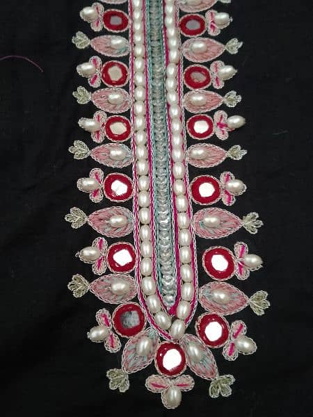 hand made embroidery mirrwork 2 PCs suit 1