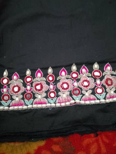 hand made embroidery mirrwork 2 PCs suit 2
