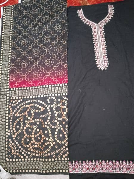 hand made embroidery mirrwork 2 PCs suit 3