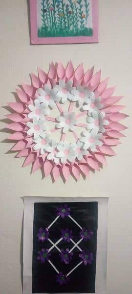 Craft paper wall hanging decoration pieces 5
