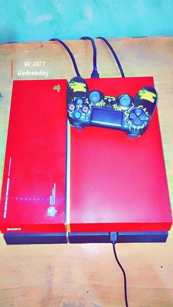 ps4 500GB fat new condition only used to month 1