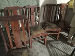for salewooden 5 chairs