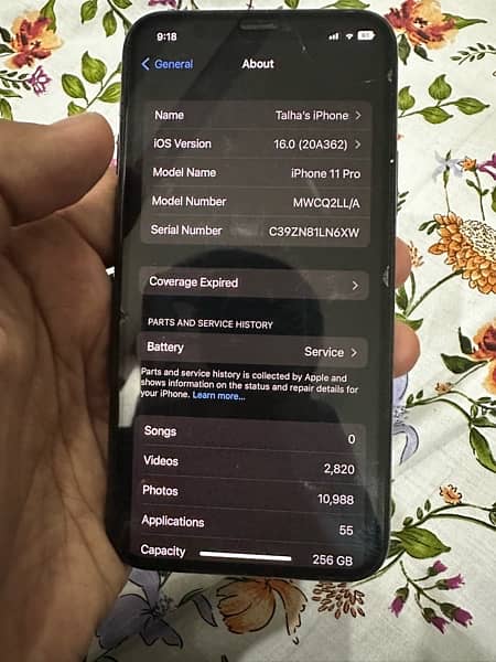 iphone 11 pro 256gb PTA Approved 3