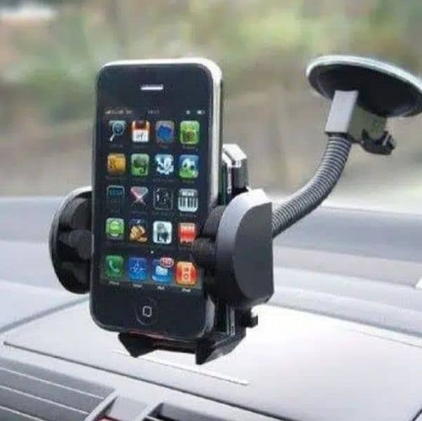 Universal  Mobile stand Holder with suction cup- Black 1