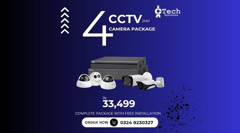 Cctv Cameras Complete Package with Installation 0