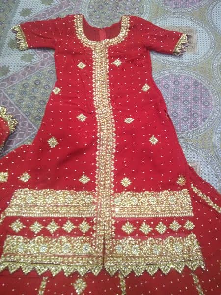 Bridal Shararah only 1 time used 3