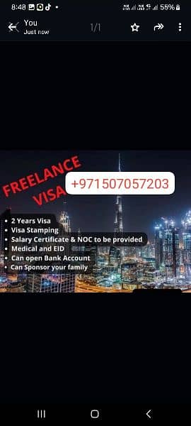 freelance visa 0