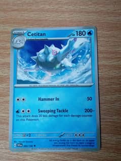pokemon card Cetitan 0