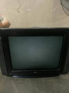 Black color TV ,grey color Trolley ,not a single fault in TV