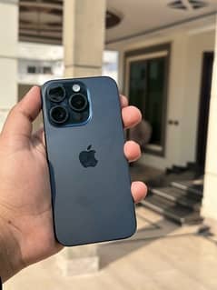 iphone 15 pro blue titanium