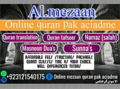i Am online  and home base quran pak tutor