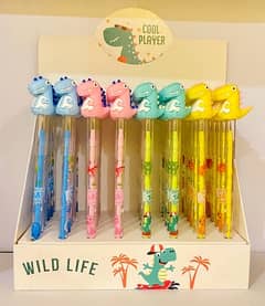 cute dino non sharpening pencils for kids box available 48 pieces