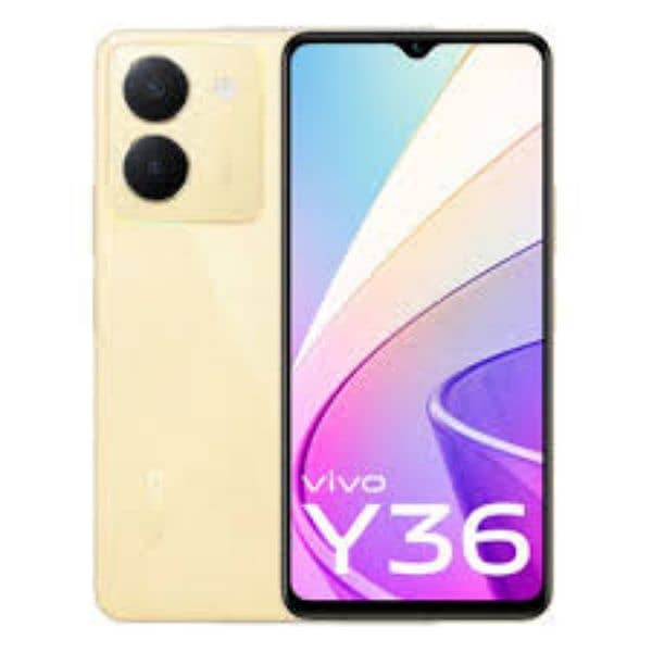 vivo y36 mobile only one month used full box and goodcondition 1