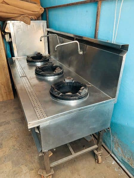 All stainless steel commercial kitchen equipments 12