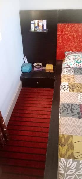 Bed with side table 3