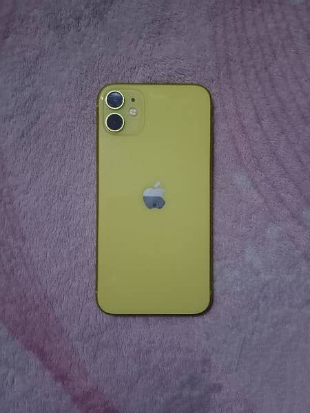 iphone 11 yellow colour ,NON PTA , JV 0