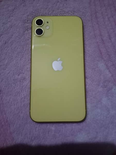 iphone 11 yellow colour ,NON PTA , JV 3