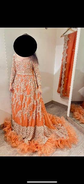 peach bridal dress 7