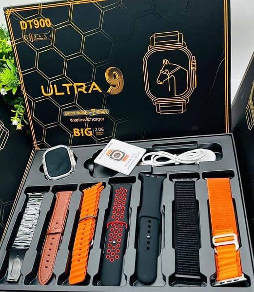 Ultra 9 smart watch+ 7 strap 0