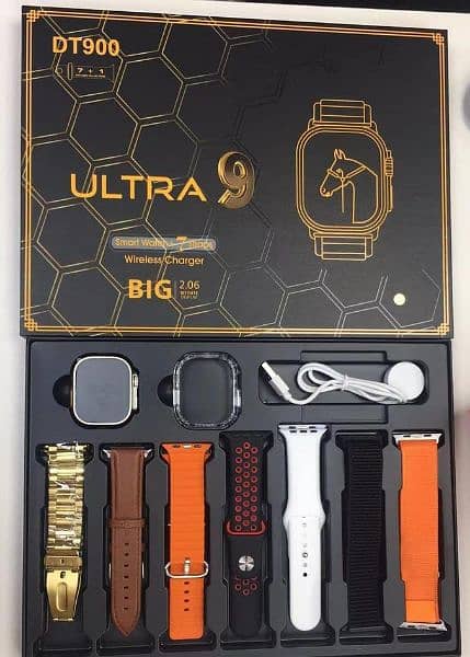 Ultra 9 smart watch+ 7 strap 1