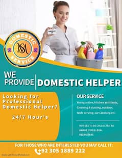 Babysitter, Maids, Helper, Domestic Helperr, Cook, Domestic Staff