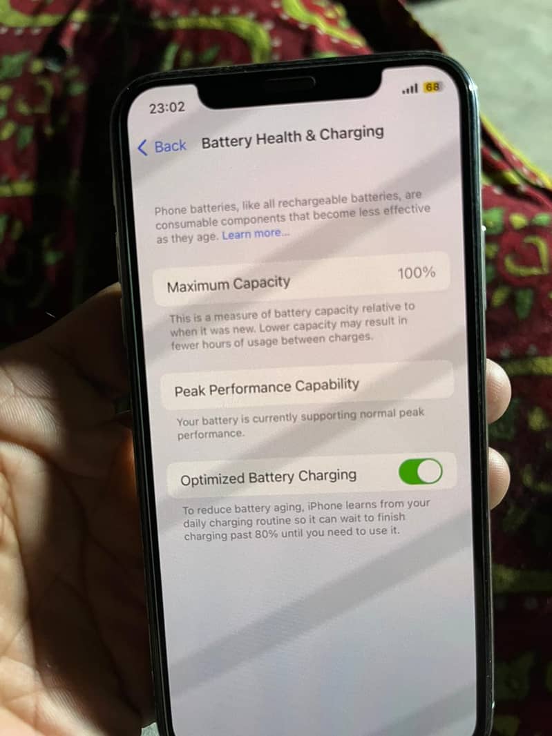 IPHONE X 256 GB ( PTA APPROVED) 2